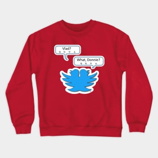 Double-Headed Twitter Crewneck Sweatshirt